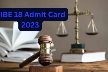 AIBE 18 Admit Card 2023