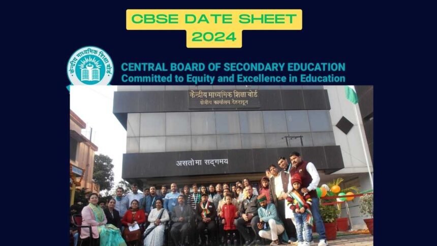 CBSE Date Sheet 2024