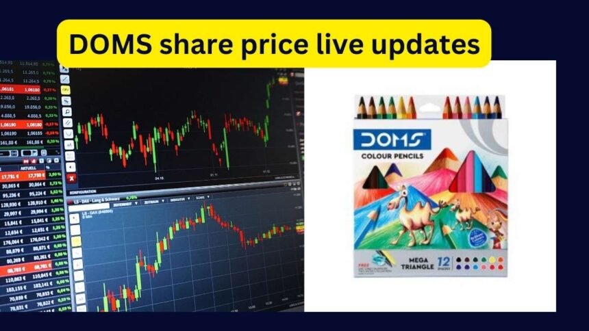 DOMS share price live updates