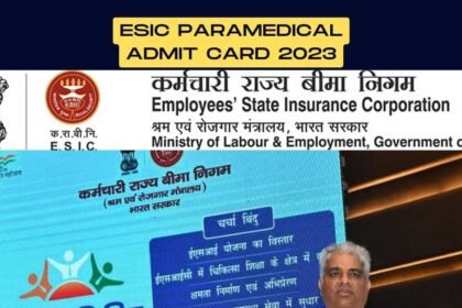 ESIC Paramedical Admit Card 2023