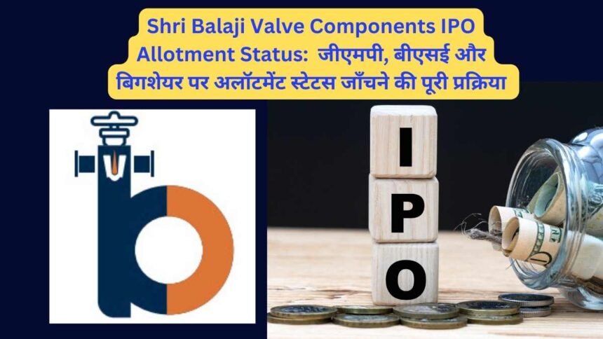 Shri Balaji Valve Components IPO Allotment Status